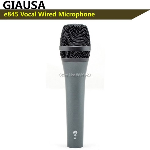 레이니어 유선마이크 E845S 고급형 고음질 강의 보컬 행사 라이브 버스킹 11 다이나믹 방송용 마이크 유선 카디오이드 전문 보컬 유선 보컬, 01 1piece e845