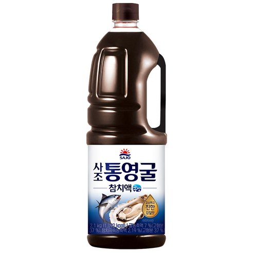 사조 통영굴 참치액, 2.1kg, 2개