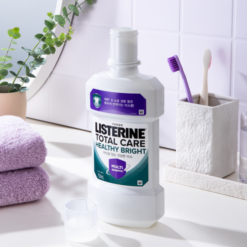 7가지 효능으로 완성하는 빛나는 미소, NEW 리스테린 토탈케어 헬씨 브라이트