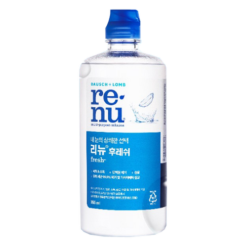   리뉴 후레쉬 렌즈 세정액, 120ml, 6개