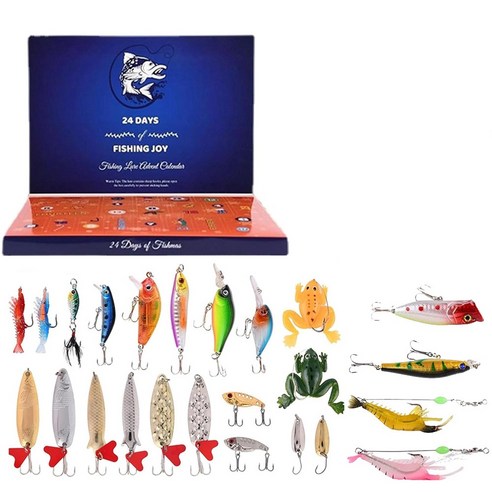 루어낚시 하드베이트 선물세트 24개, 1세트, 440g