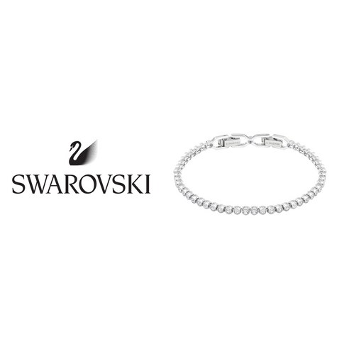 Swarovski 스와로브스키 1808960 에밀리 뱅글 Emily 여성 여자 실버 팔찌