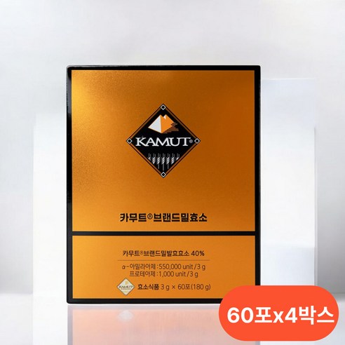그레인온 골드 카무트 브랜드밀 효소, 180g, 4개