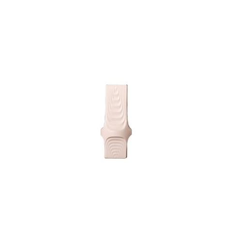 홈 세라믹 장식품 중국 간단한 현대 스타일 매트 화이트 스퀘어 트리 패턴 꽃 꽃병, 트럼펫