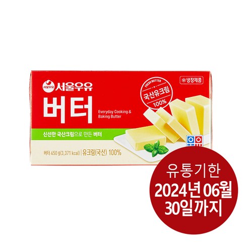 서울우유 버터 450g, 1개