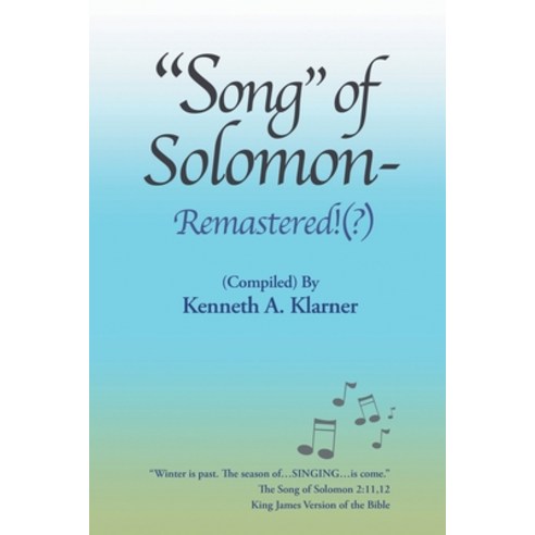 (영문도서) Song of Solomon- Remastered Paperback, Westwood Books Publishing, English, 9781685362157