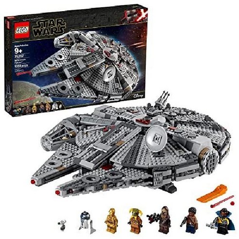 레고 LEGO 정품 75257 스타워즈 밀레니엄 팰콘 Star Wars Millennium Falcon 우주선, 표준 포장 레고밀레니엄팔콘