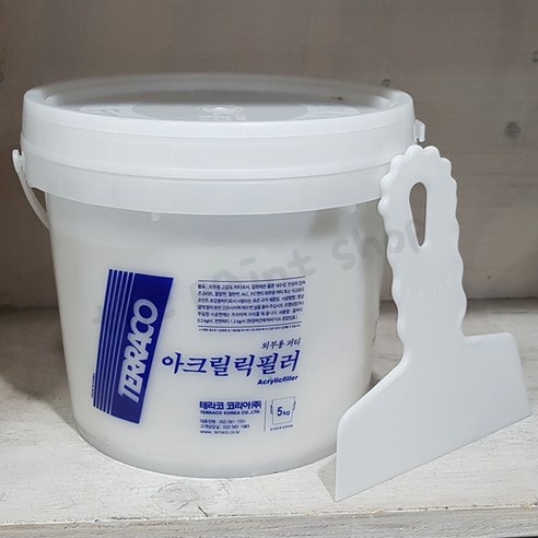 테라코 (세트) 외부핸디코트 아크릴릭필러 5KG +헤라