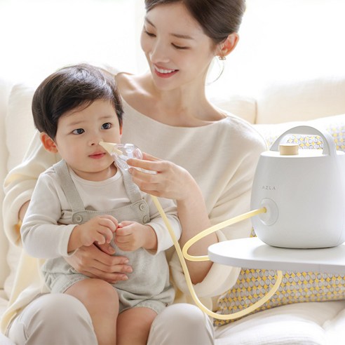 누보몽드 O2 전동식 콧물흡입기로 우리 아이 코막힘 걱정 끝!