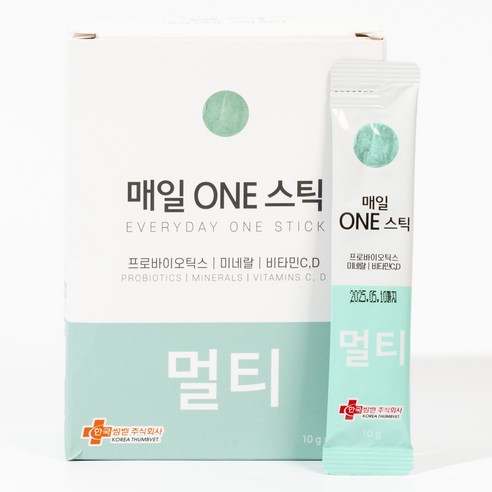 매일ONE스틱 매일원스틱 강아지 고양이 기능성 츄르 종합 영양제 프로바이오틱스, 1개, 종합영양제, 30회분