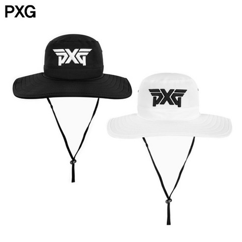 [PXG] 남여공용 골프모자/ 피엑스지 프로라이트 부시햇 / 버킷햇 화이트 블랙, 2.블랙, 1개