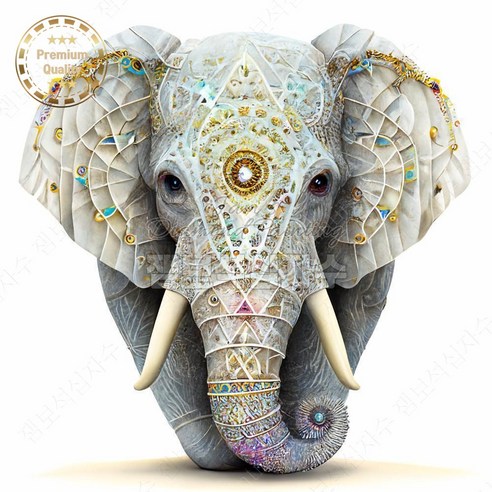 코끼리 얼굴 큐빅 보석십자수, 40×40 cm 거북이비즈 Best Top5 코끼리 얼굴 큐빅 보석십자수, 40×40 cm 거북이비즈 Best Top5
