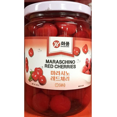 당절임 적체리 병조림 화풍 375g, 1개