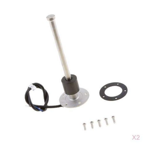 쌍 200mm 연료 액체 수위계 센서 표시기, 실버, 304 스테인레스 스틸