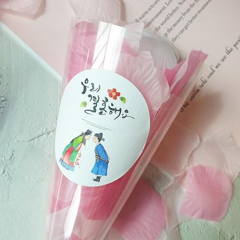 꿈같은 결혼식 플라워샤워 세트: 매혹적인 분위기 연출