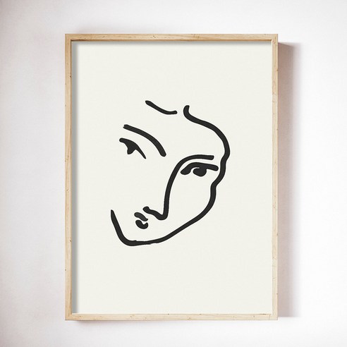 추상 레트로 포스터 캔버스 회화 벽 아트 거실 홈 장식 매달려 그림 Frameless 그림 코어, K060-3, 40x60cmframeless