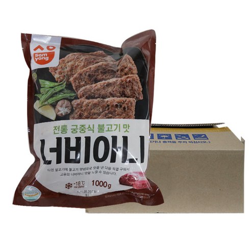 삼양 너비아니1kg 10개 1박스 – 떡갈비의 맛을 만나다