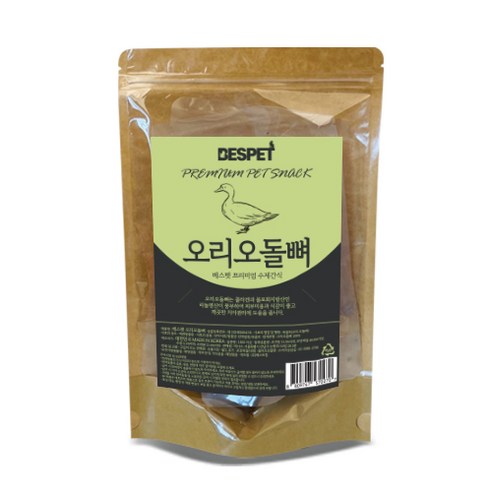 베스펫 프리미엄 수제간식 200g, 오리오돌뼈, 1개