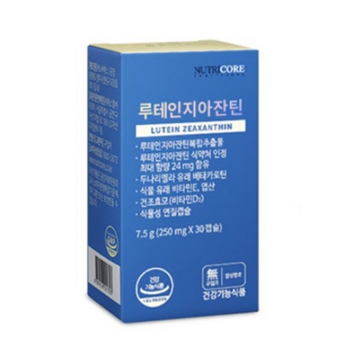 뉴트리코어 루테인지아잔틴, 30정, 5개