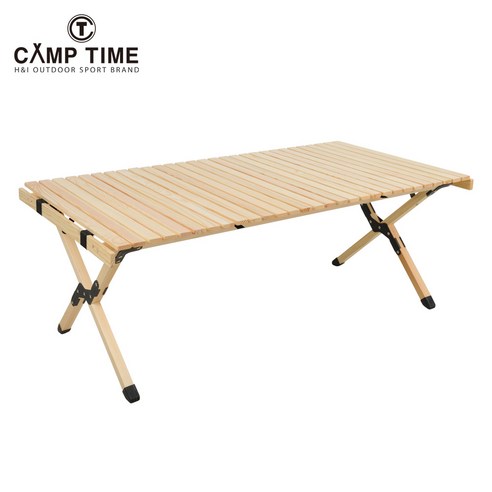 [CAMP TIME] 캠프타임 감성캠핑 접이식 우드 롤테이블