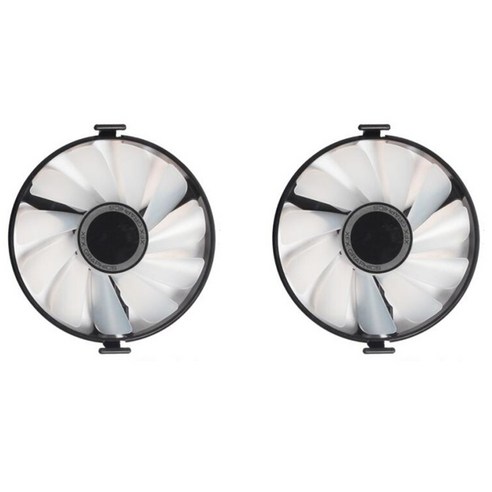 XFX FDC10U12S9-C 쿨러 팬 XFX RX 470 480 580 RX580 RX480 RX470 크림슨 에디션 이미지 카드 냉각 팬 2 팩, {"색상":"보여진 바와 같이"}, {"크기":"하나"}