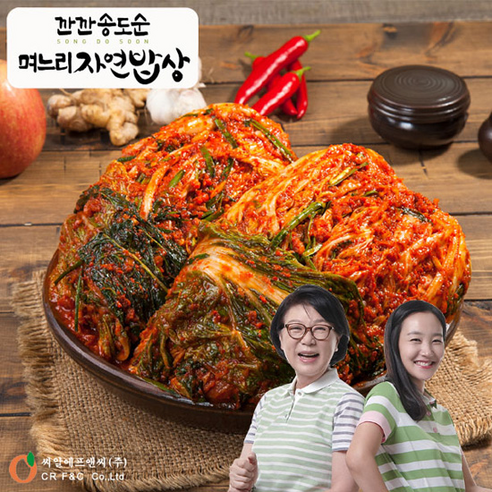 [KT알파쇼핑]깐깐송도순 포기김치 3kg, 1개