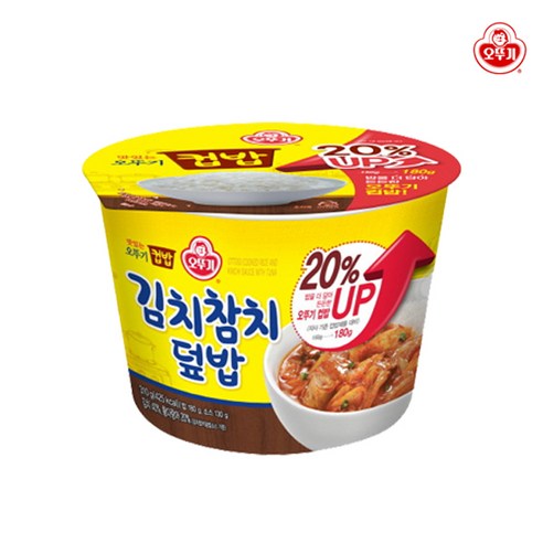 오뚜기 컵밥 김치참치덮밥, 310g, 3개