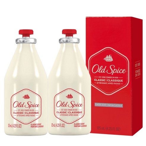 올드스파이스 에프터 쉐이브 올인원 스킨로션 클래식 125ml x2개, 2개