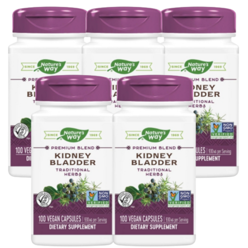 Natures Way Kidney Bladder 키드니 블래더 465mg 100캡슐 5 SET, 5개, 100정