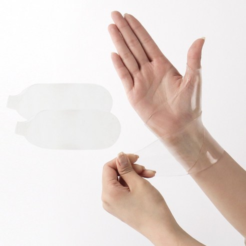 투명 실리콘 손목 보호대 (2set), 선택함(1개)