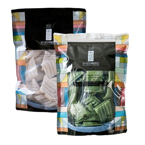 모시장인 굳지않는 백미앙꼬절편+순수모시절편1.8kg, 1G4T_백미앙꼬절편+1G4V_순수모시절편