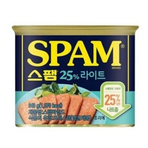 스팸 25% 라이트 햄통조림, 340g, 20개