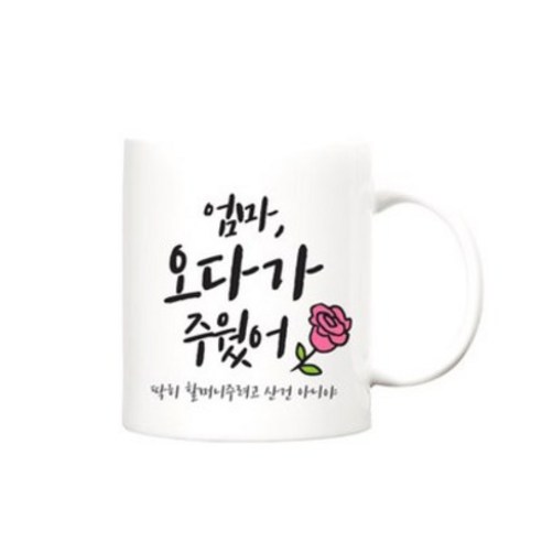 berryston 만수무강 카네이션 머그컵, 만수무강_엄마, 1개