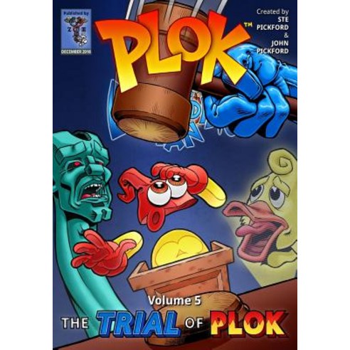 (영문도서) Plok The Exploding Man: Volume 5: The Trial of Plok Paperback, Createspace Independent Pub..., English, 9781729707517