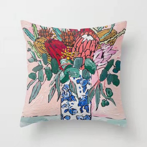KORELAN ins 스타일쿠션 베개 자동차 쿠션 소파 쿠션 낮잠 베개 귀여운 쿠션, 40cm*40cm( 베갯잇+베개심), 2