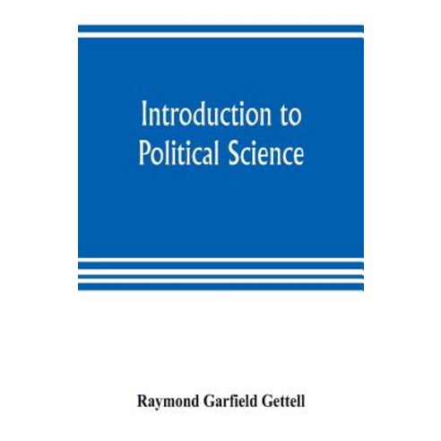 (영문도서) Introduction to political science Paperback, Alpha Edition, English, 9789353804275