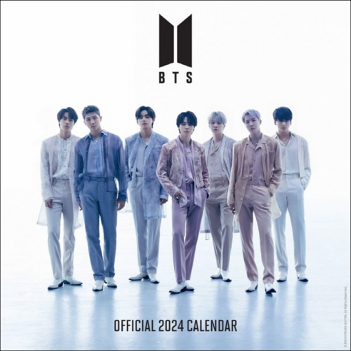   방탄소년단 (BTS) - 2024년 벽걸이 캘린더 (Official BTS 2024 Square Calendar)