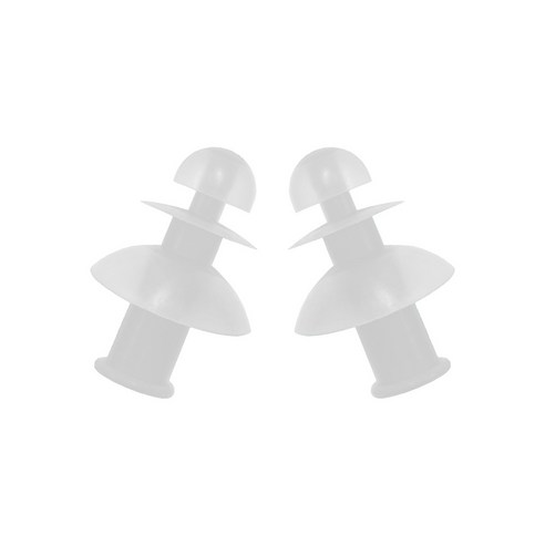 아퀴스트 수영 실리콘 귀마개 소음방지 이어플러그 3단, 1개, 화이트