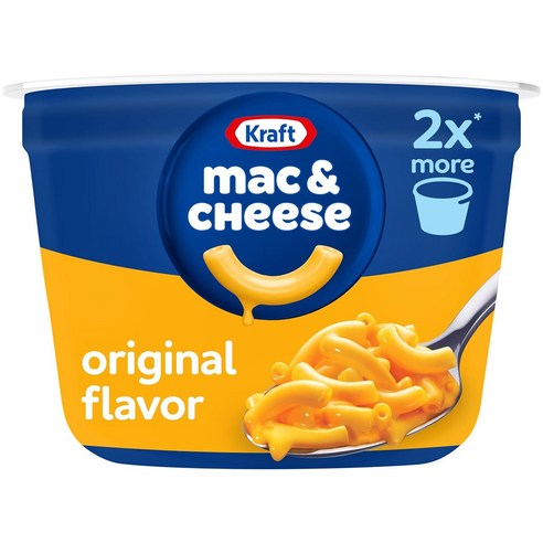 크래프트 마카로니 앤 치즈 디너컵 전자렌지용 12컵 Kraft Macaroni & Cheese Dinner Micro Cup 12ct, 58g, 12개