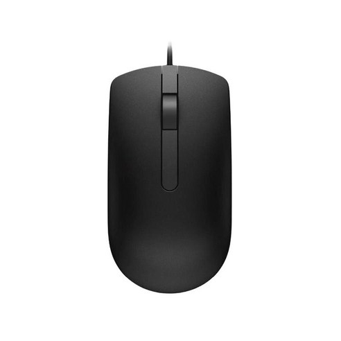 MS116 광 마우스 유선 USB 1000 DPI 케이블 길이 1.8M 17R 7720 컴퓨터 노트북 플러그 앤 플레이 프리미엄용 검정색 광, 검은 색, 6x11cm, 플라스틱