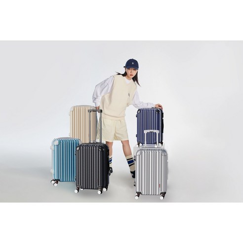 꿈을 담아 떠나는 은빛 날개, 캐리어 여행용 확장형 하드 캐리어