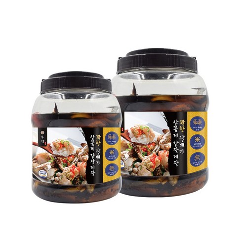 맛있고 신선한 국내산 연평도 암꽃게 간장게장, 집에서 편안하게 즐기세요!