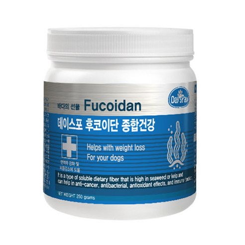 데이스포 후코이단 강아지 종합 영양제250g, 상세 설명 참조, 상세 설명 참조, 1개