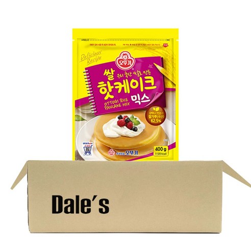 오뚜기 쌀핫케이크 믹스, 400g, 3개