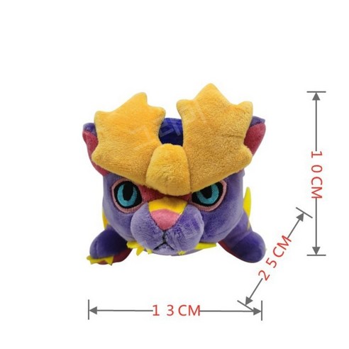 몬스터 헌터 라이즈 봉제 인형 게임 굿즈, 23-25cm, A