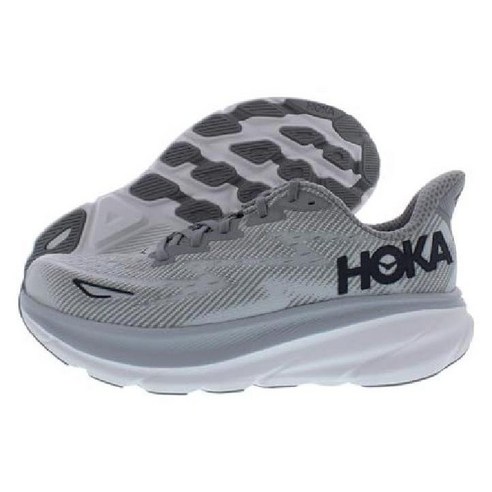 HOKA ONE 클리프턴 9 남성용 신발 사이즈 10.5 색상 블랙 / 화이트