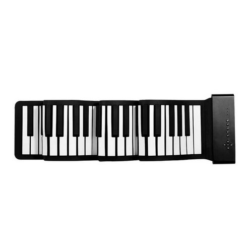 휴대용 88건반 롤피아노 – 초보자를 위한 연습 전자 피아노 (헤드폰 및 오디오 세트 포함) 야마하헤드폰