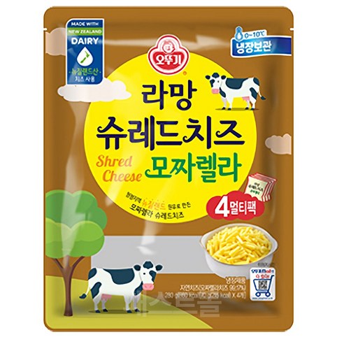 오뚜기 슈레드치즈 트리플, 280g, 5개
