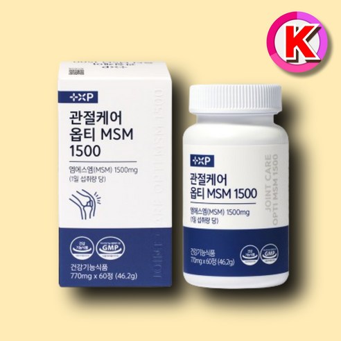 호관원 프리미엄 관절보궁 성분 함유 관절에 좋은 관절연골 옵티MSM1500 보스웰리아, 180정, 1세트