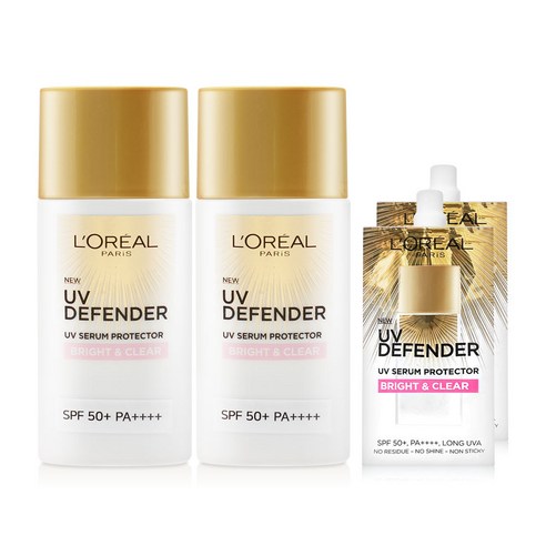 로레알 유브이 디펜더 톤업 썬크림 50ml 2개 11ml 증정